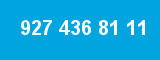 927 436 81 11
